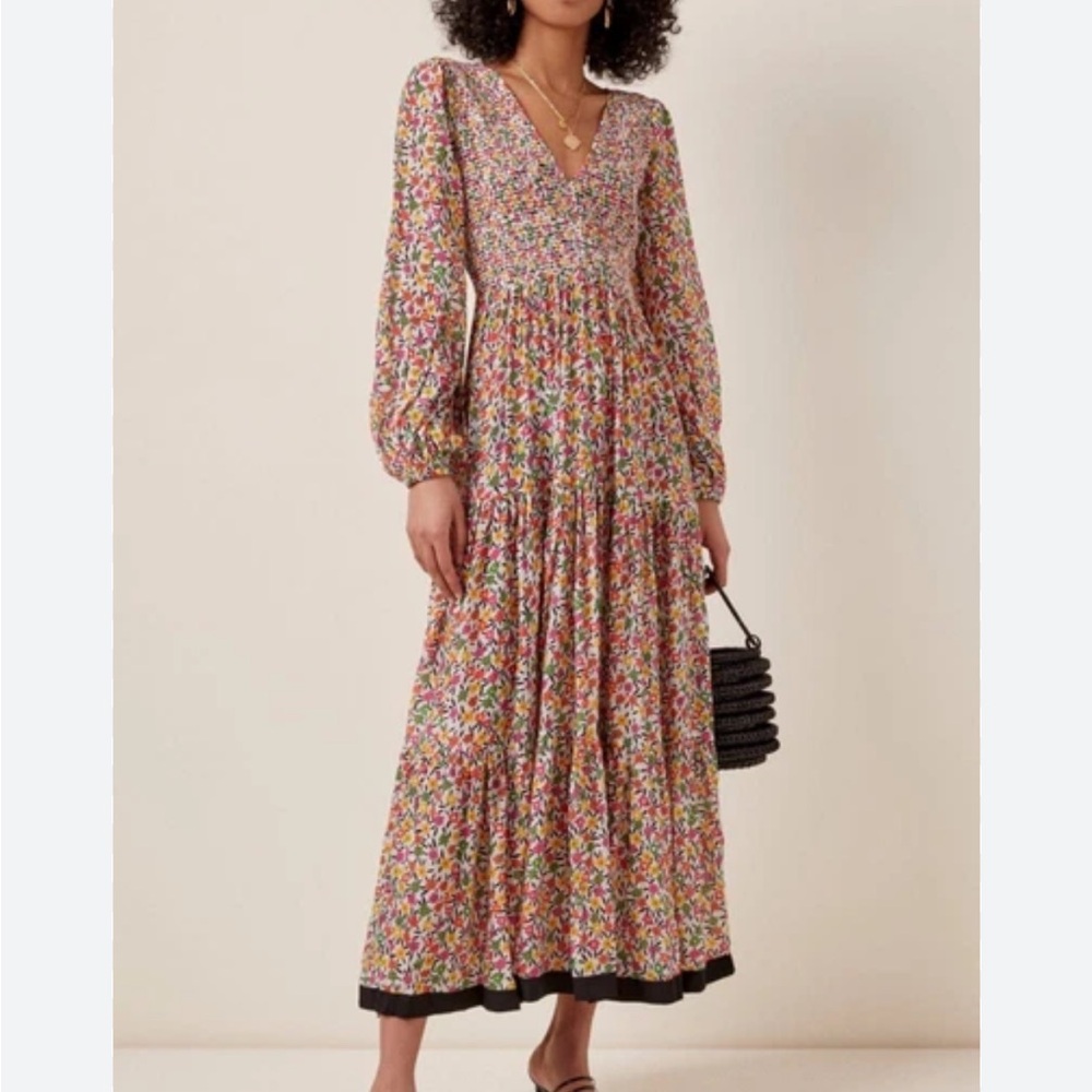 Rixo London Women's Floral Brooke Maxi Dress Printed  Size Xs Free People